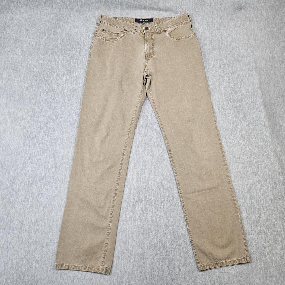 GARDEUR NEVIO1 Jeans Mens 36x34 Beige Regular Fit Stretch